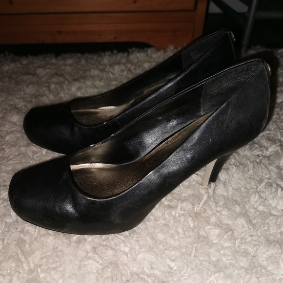 Madden girl, size 8.5 black square toed pumps - Picture 4 of 4